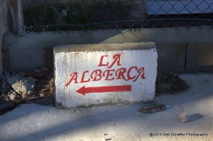 La Alberca Sign