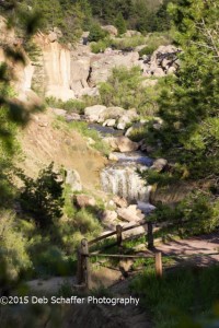 The falls at Castlewood Canyon